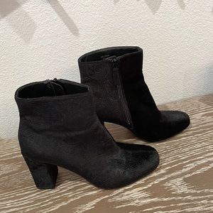 Tahari Velvet Booties - 7.5